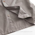 Men's Short Sleeve Twill Cotton Fabric Shirt